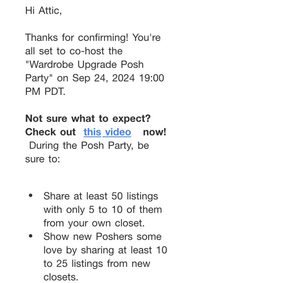 Posh Party Co-Host September 24 at 10pm EST - Picture 2 of 2